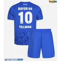 Maglie da calcio Bayer Leverkusen Malik Tillman #10 Terza Maglia Bambino 2025-26 Manica Corta (+ Pantaloni corti)